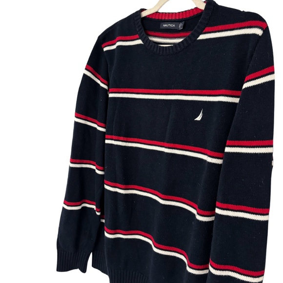 Men's Nautica Striped Sweater - Picture 2 of 3